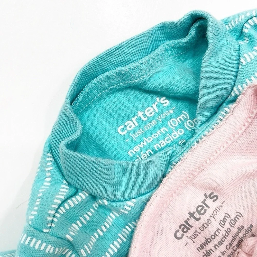 Carter's baby zip up footies